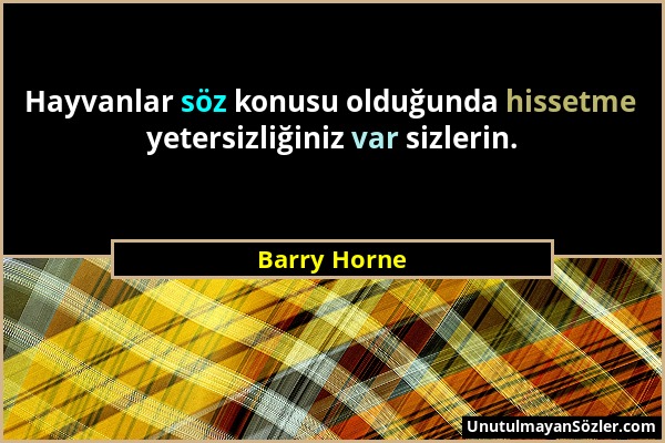 Barry Horne - Hayvanlar söz konusu olduğunda hissetme yetersizliğiniz var sizlerin....