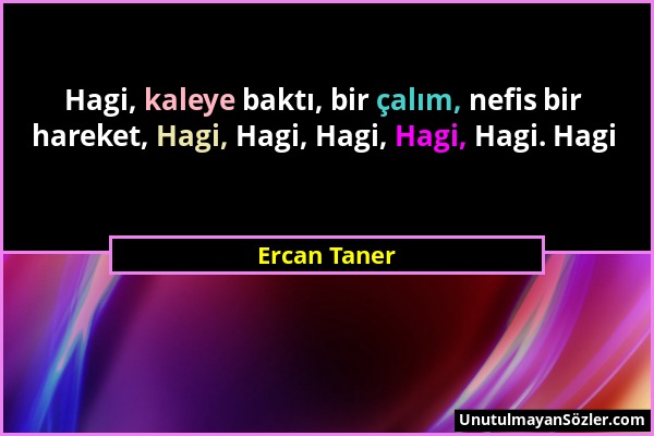 Ercan Taner - Hagi, kaleye baktı, bir çalım, nefis bir hareket, Hagi, Hagi, Hagi, Hagi, Hagi. Hagi...