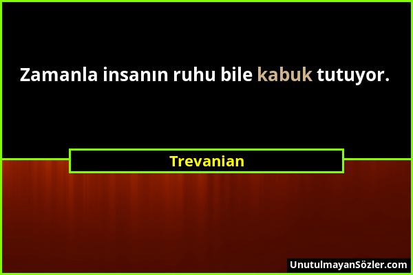 Trevanian - Zamanla insanın ruhu bile kabuk tutuyor....